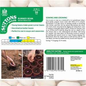 Bean Dried Runner (Runner Butter) - Czar